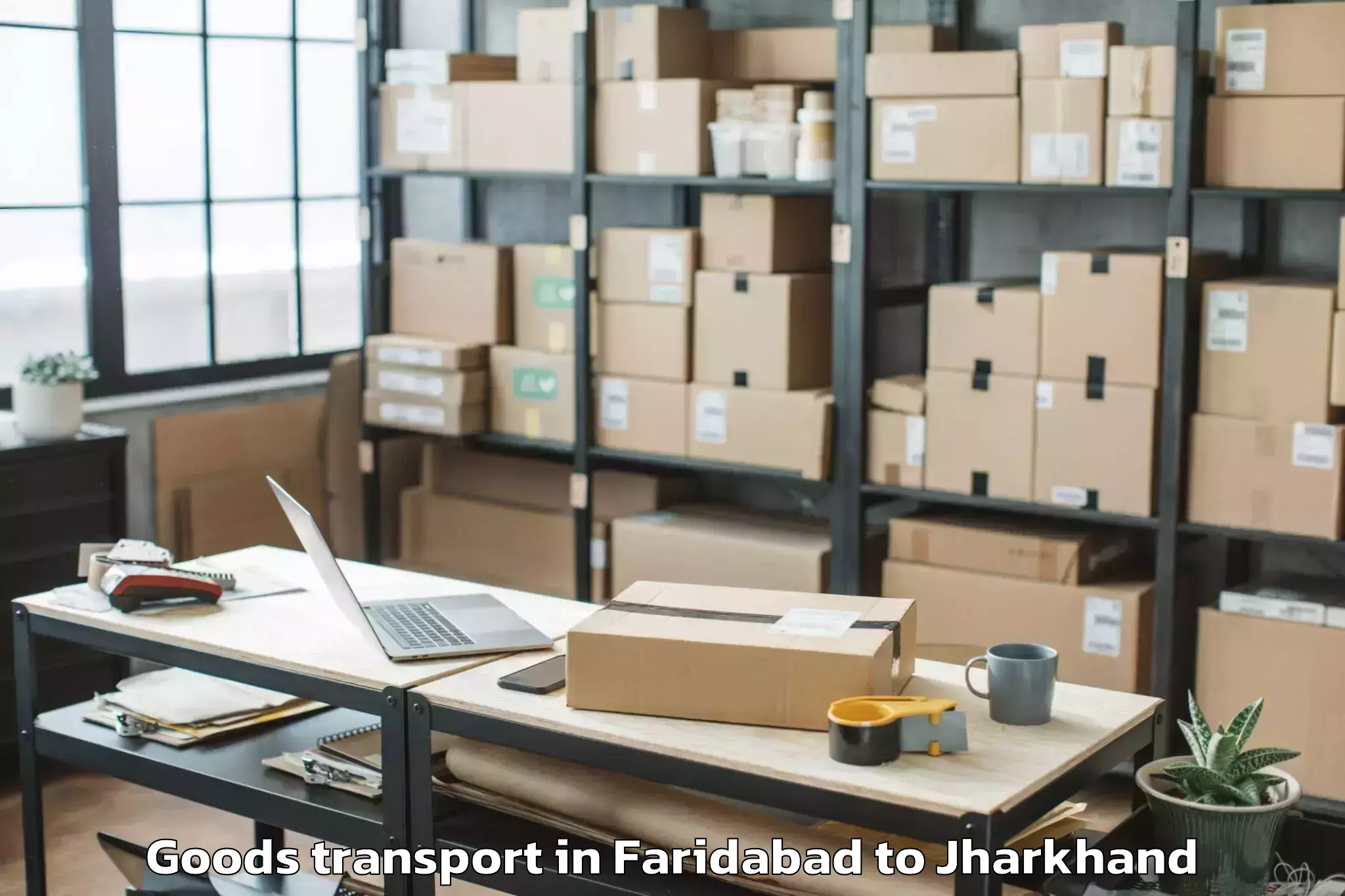 Top Faridabad to Katkamsandi Goods Transport Available